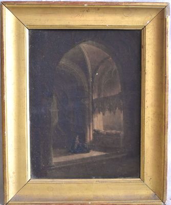 tableau représentant un homme assis sur une chaise dans une pièce dotée d'une fenêtre