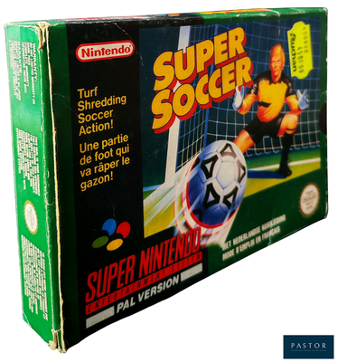 une boîte contenant un jeu de football
