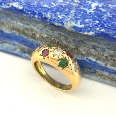 an image of a close up of a ring on a rock