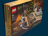 a box with a lego harry potter book inside of it