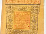 the front cover of a book with an ornate design on it