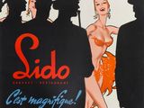a poster of a man and a woman in a tuxedo