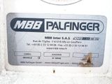 a label on a machine that says mbb palfingerr