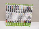 a row of dvd ' s with a number of different characters on them