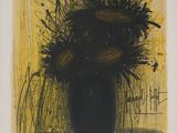 l'image d'un tableau représentant un vase contenant des fleurs