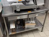 an image of a commercial kitchen with stainless steel appliances