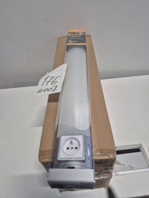 une lumière blanche posée sur une boîte