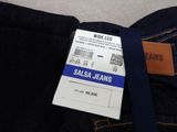 the label on the back of a pair of jeans is attached to the back of a pair of jeans