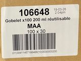 a close up of a label on a box of food
