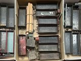 a box full of different types of windows and doors