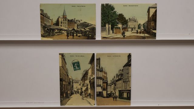Guéret : Lot de 4cpa. T.B.E. général (1 avec un coin cassé).