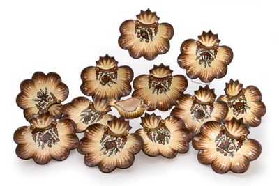 an image of a bunch of flowers on a white surface