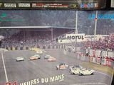 a picture of a magazine with a picture of a race car