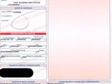 un gros plan d'un document portant un code-barres