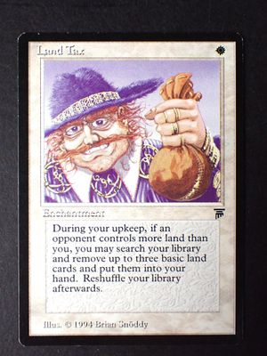 a picture of a card with a picture of a man holding a bag