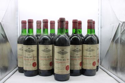 1985, Ch DES ROCS, Bordeaux Supérieur; 12 bouteilles, voir p…