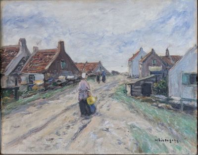 Helmut LIESEGANG (1858-1945), Ramasseuses de coquillages dan…
