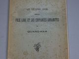 an old book with a black and white title on it