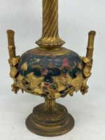 Candélabre d'autel en bronze majoritairement doré constitué … (photo 3)