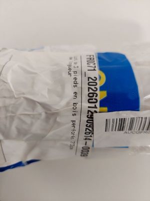 a bottle of water that is wrapped in a plastic wrapper