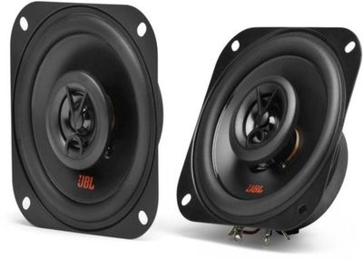 a pair of speakers on a white background