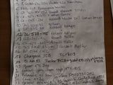 a lot of papers on the table with a lot of writing on it