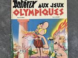 the cover of the book asterix aux jeux olympics