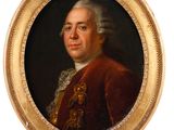 portrait of a man in a red coat and gold trim