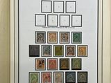 a picture of a book with a bunch of stamps on it
