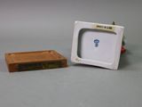 a picture of a picture frame and a small wooden box