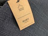 a close up of a label on a sweater