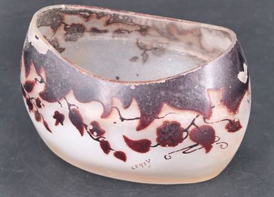 Carly Petit vase en verre multicouche L:15cm;l:9,5cm;h:10cm
