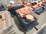 many different types of roof tiles on the ground