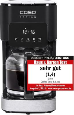 Caso Coffee Taste and Style Machine à café avec filtre perma…