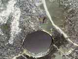 a hole in the rock that has a hole in it