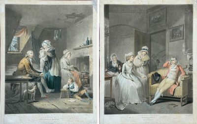 Henry SINGLETON (1766-1839) (d'après) Extravagance and dissi…