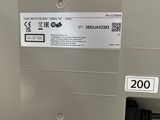 a sign on the side of a refrigerator that says it is 200