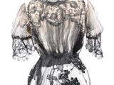 black and white lace dress on a mannequin mannequin mannequin mannequin mannequin mannequin mannequin mannequin mann