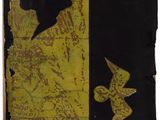 an old book with a bird on it and a bird on the cover
