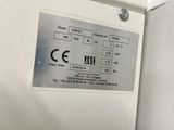 a close up of a label on a refrigerator
