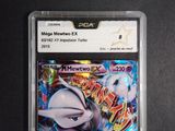 a close up of a pokemon card on a table