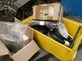 two boxes of wires and a box of wires on the ground