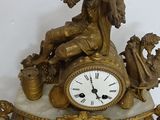 a clock that is sitting on top of a table