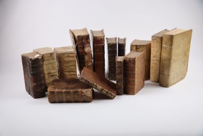 [MEDECINE XVIIe]. Ensemble de volumes reliés comprenant nota… - Photo 1