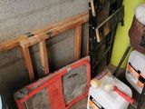 a lot of stuff that is on the floor in the room