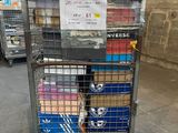 a cart that has a lot of boxes on it