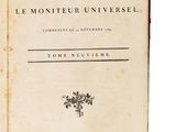 un vieux livre avec un titre en noir et blanc