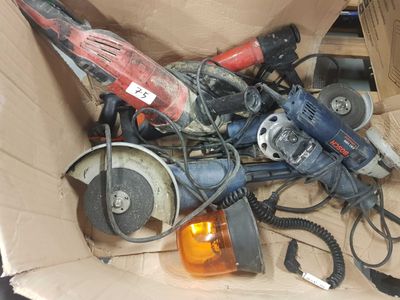 a box full of assorted tools and tools in it