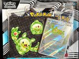 une carte à collectionner Pokémon et un porte-cartes dans le paquet