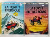 lot of 2 vintage french comic books, la ford energiee and la ford fattes bonds